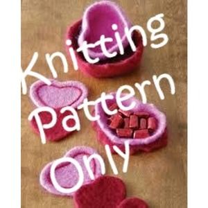 New Fiber Trends 223 Heart Felt Expressions Felted Heart Knitting Pattern